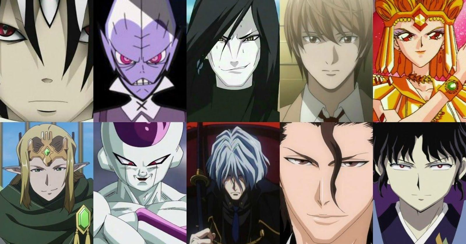 Match the Villain to their Anime - TriviaCreator