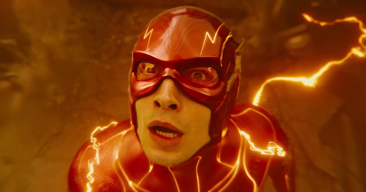 Ezra Miller as Flash the Scarlet Speedster
