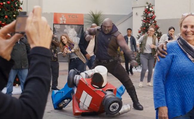 The Guardians of The Galaxy Holiday Special Easter Egg: Drax's Go-Bot Mayhem