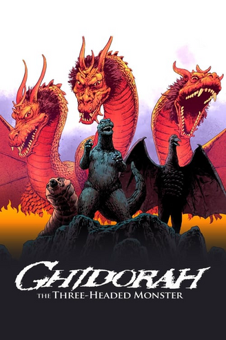 ghidorah the three headed monster poster