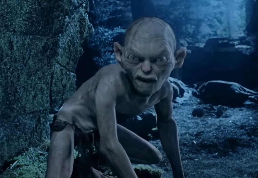 Andy Serkis as Gollum in Lord of the Rings: The Two Towers