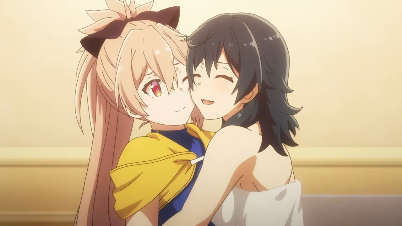 Is The Executioner and Her Way of Life a Yuri Anime? Akari hugging Menou