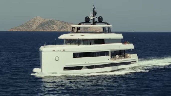 Superyacht Aquarius rented for Glass Onion: A Knives Out Mystery