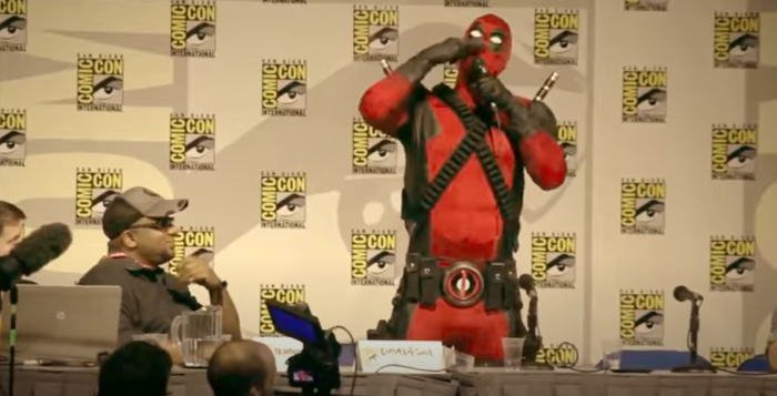 Deadpool at comic-con