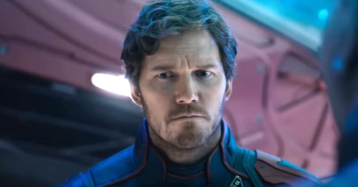 Peter Quill frowning