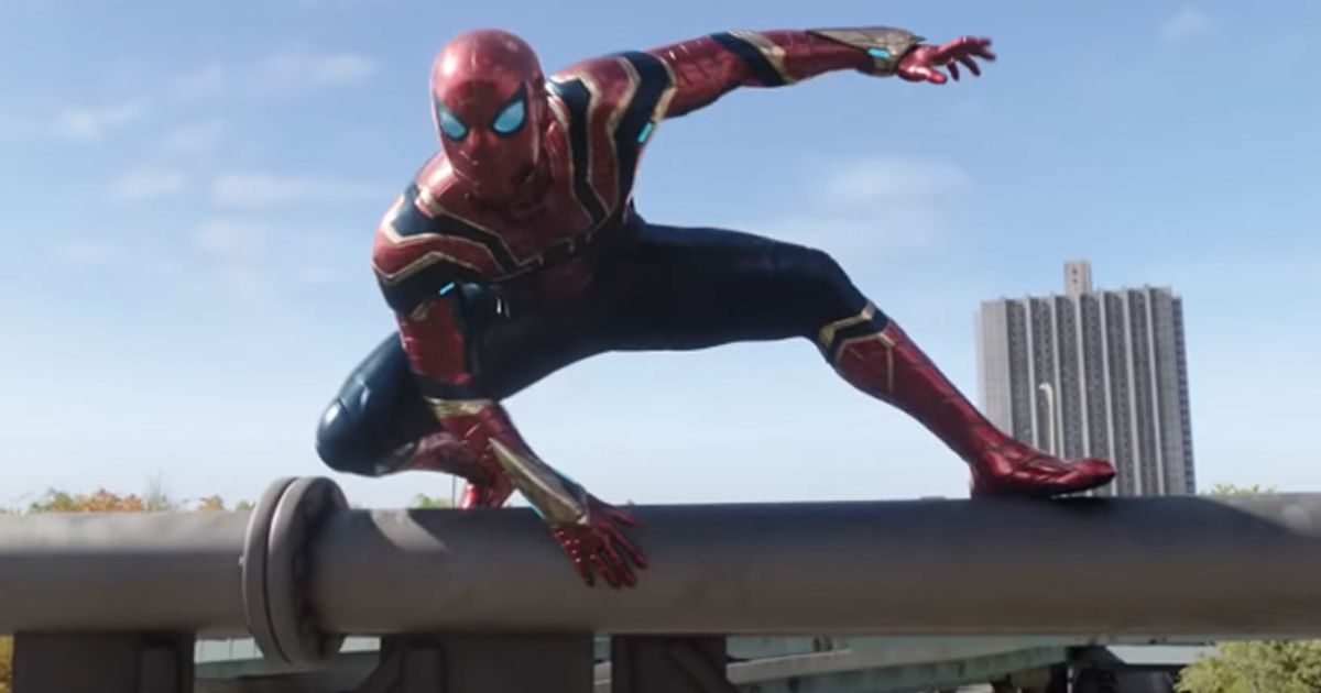 Spider-Man's suit in No Way Home film