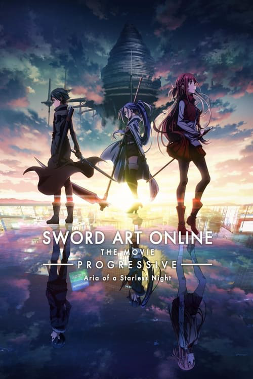 Sword Art Online Le film -Progressive - Aria d'une affiche de nuit sans étoiles
