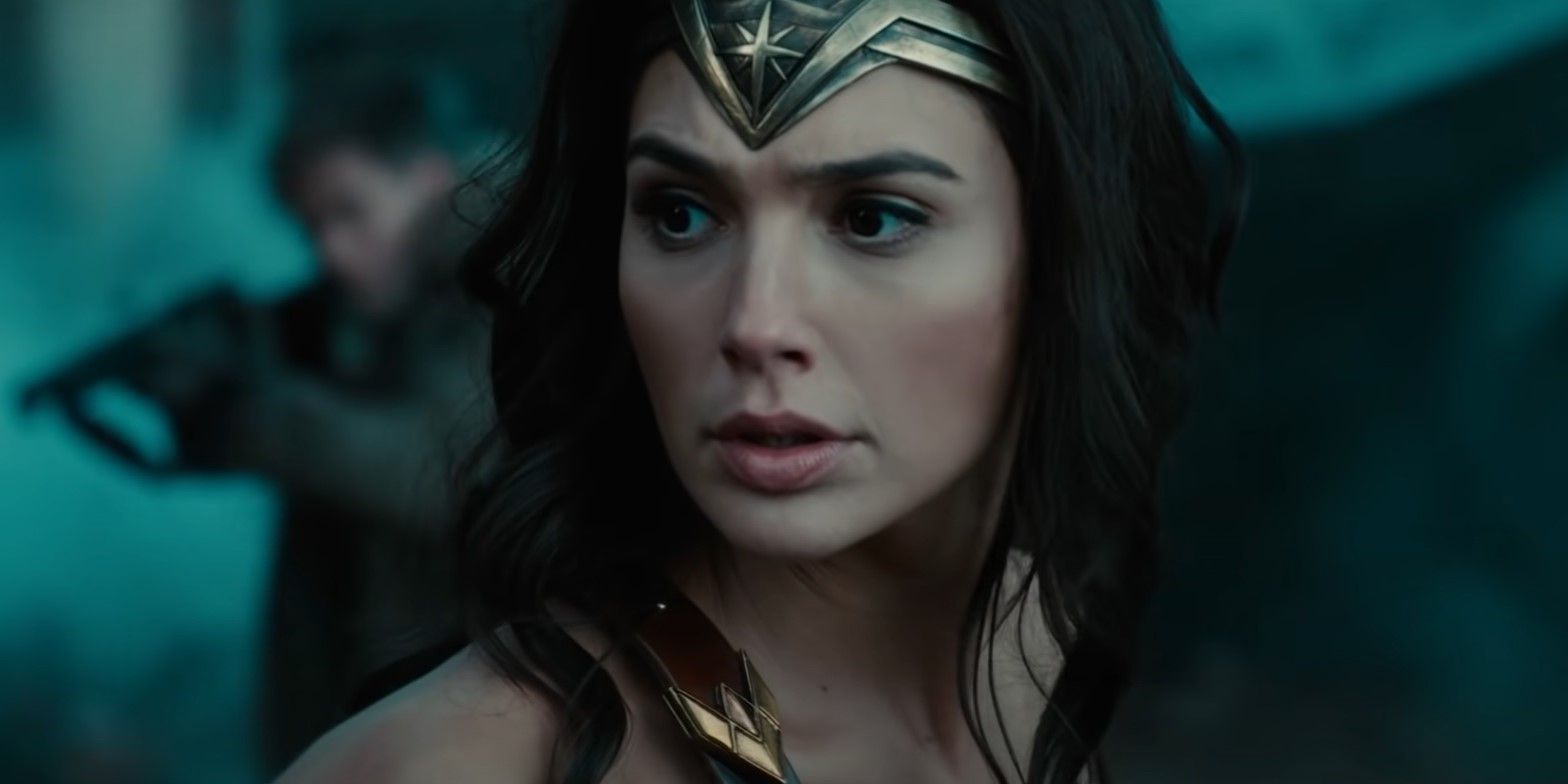 Wonder Woman close-up view