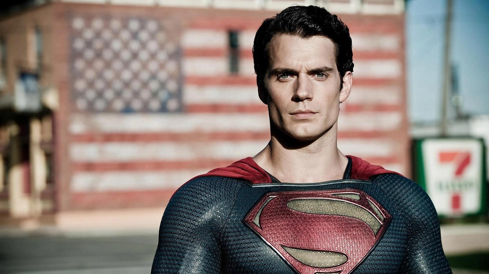 Henry cavill as superman in DC's man of steel