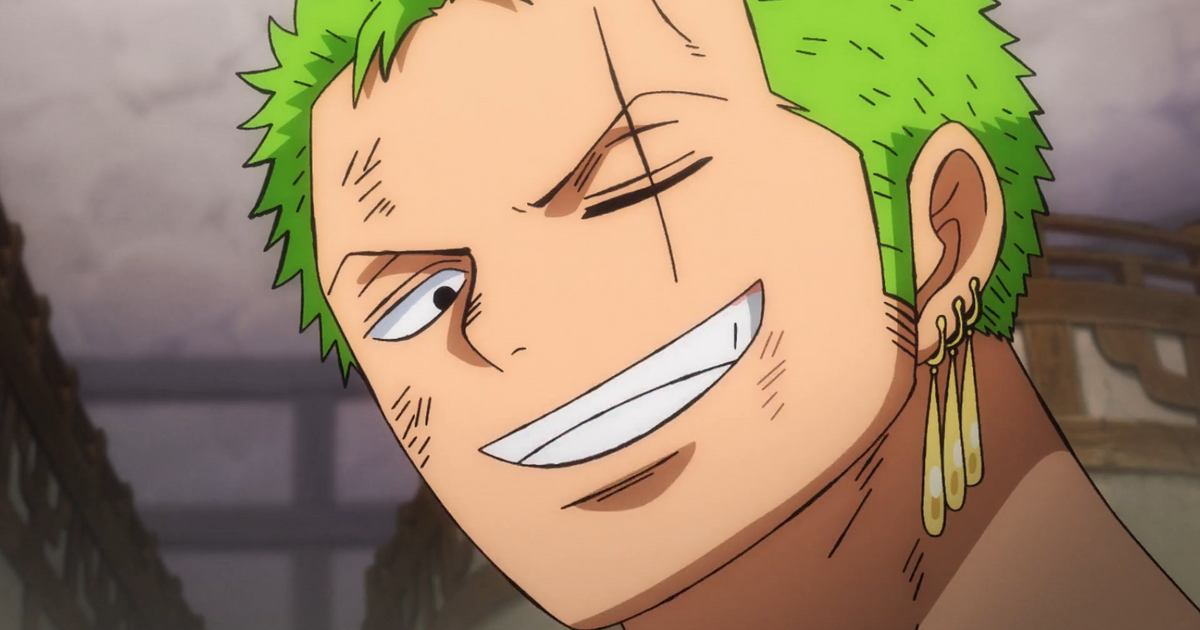 Zoro in the Wano arc of One Piece.