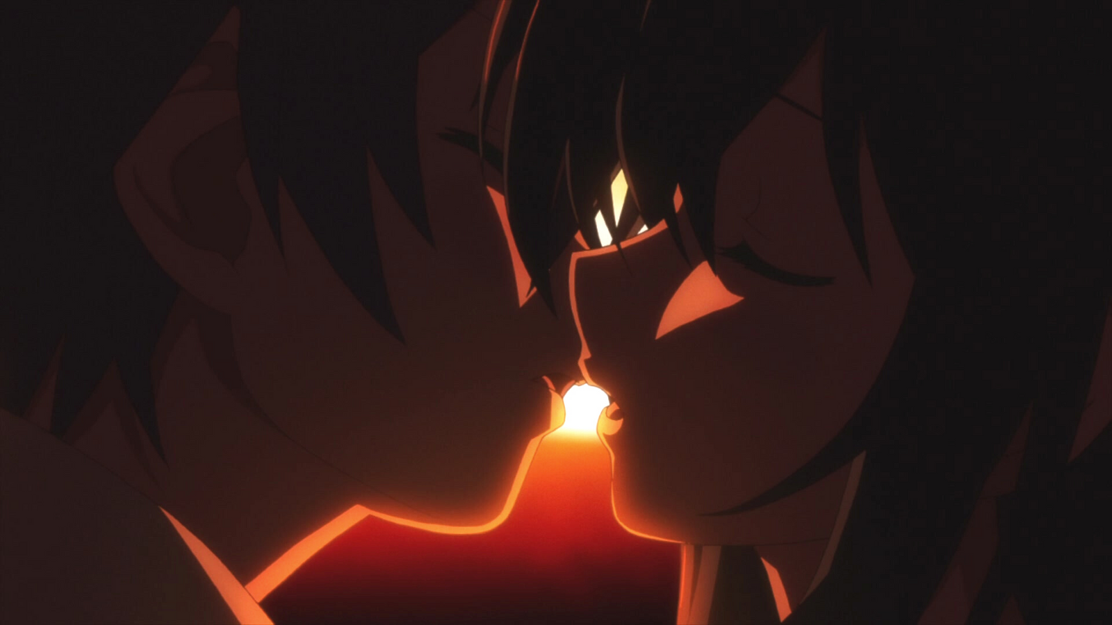 Do Tohka and Shido End Up Together in Date A Live?: Shido and Tohka leaning in for a kiss