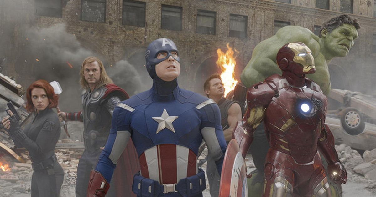 The Avengers assemble for the first time