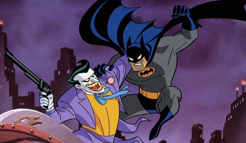 Batman and Joker in Batman: The Animated Series