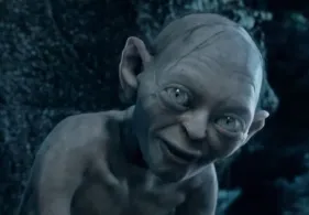 Andy Serkis as Gollum in Lord of the Rings: The Two Towers