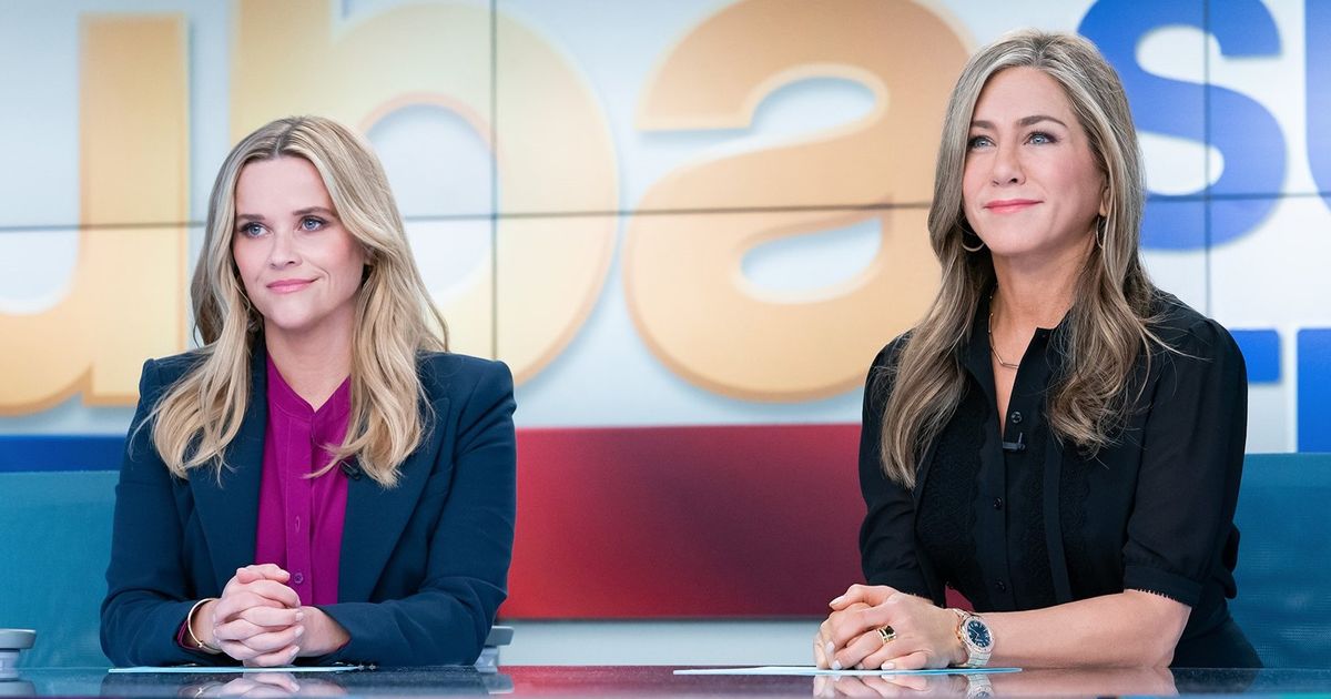 Reese Witherspoon and Jennifer Aniston in The Morning Show