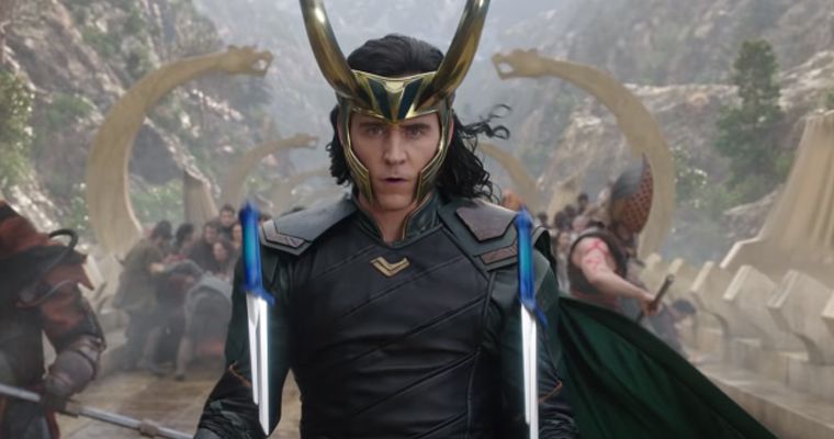 Loki helps Thor in battle