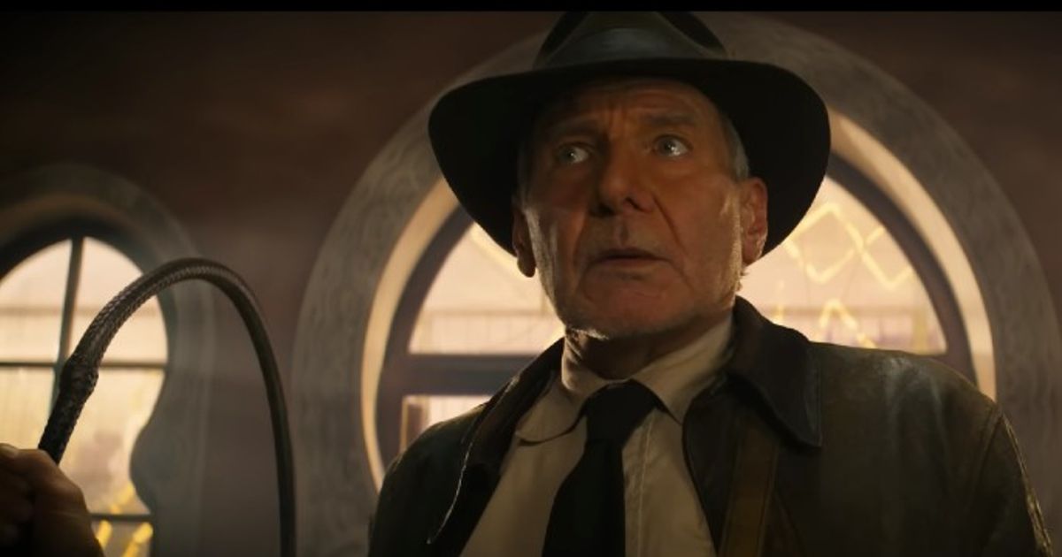 Harrison Ford as Indiana Jones in Indiana Jones and the Dial of Destiny
