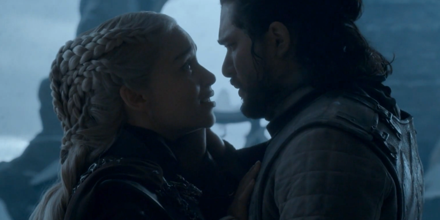 Daenerys and Jon in Game of Thrones