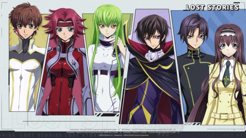 Code Geass: Lost Stories Mobile Game Out Now in English