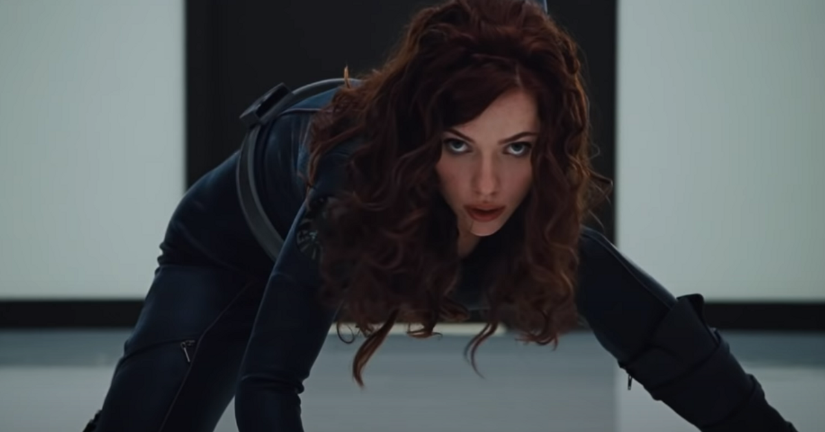 Black Widow makes her first MCU appearance in Iron Man 2