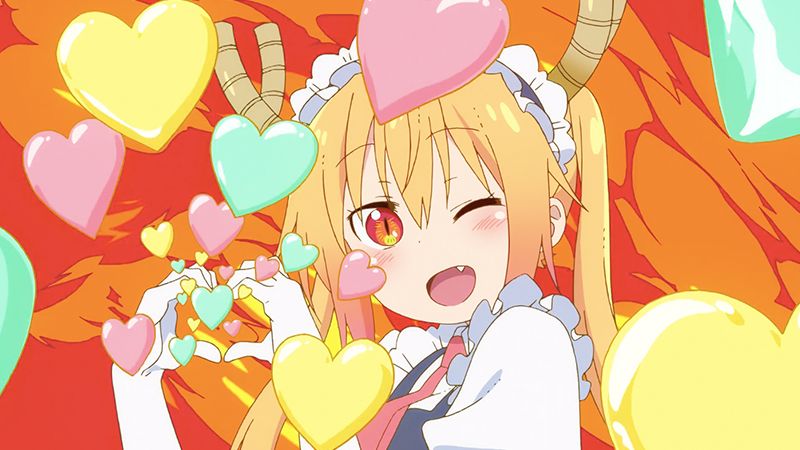Tohru in Miss Kobayashi's Dragon Maid S Episode 1. Photo from Kyoto Animation.