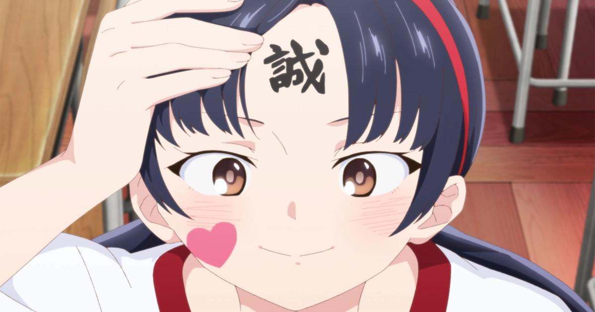 a girl with chinese writing on her forehead and a heart on her cheek .
