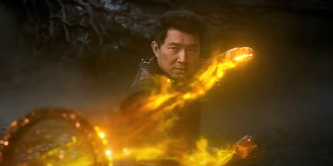 Shang-Chi using his powers