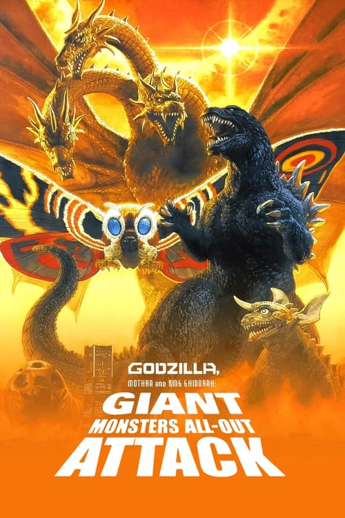 Godzilla, Mothra and King Ghidorah: Giant Monsters All-Out Attack poster
