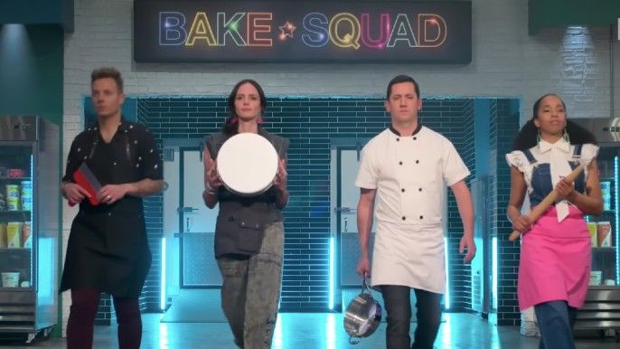 Gonzo Jimenez, Ashley Holt, Christophe Rull, Maya-Camille Broussard in Bake Squad