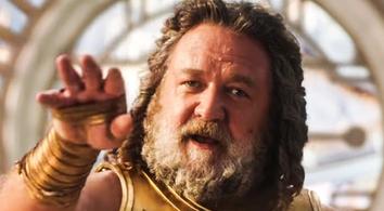 Russell Crowe as Zeus in Thor: Love and Thunder