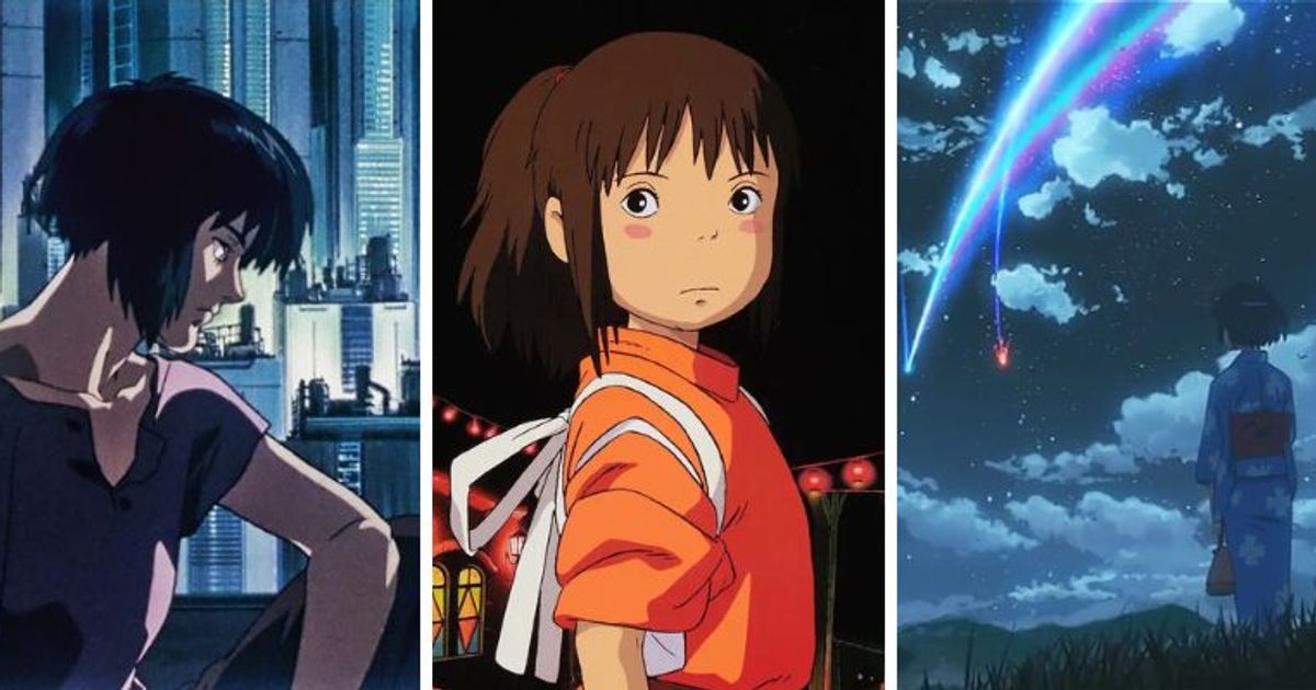 famous anime creators iconic works ghost in the shell spirited away your name
