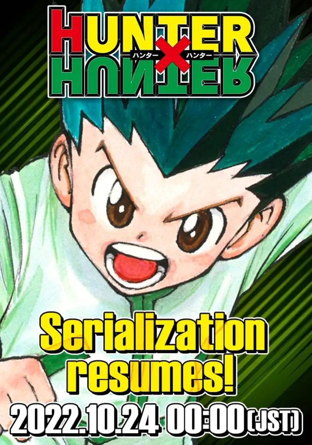 Hunter x Hunter Hiatus Ends, New Chapters Out on Manga Plus and Shonen