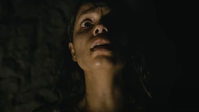 Georgina Campbell as Tess in Barbarian up close