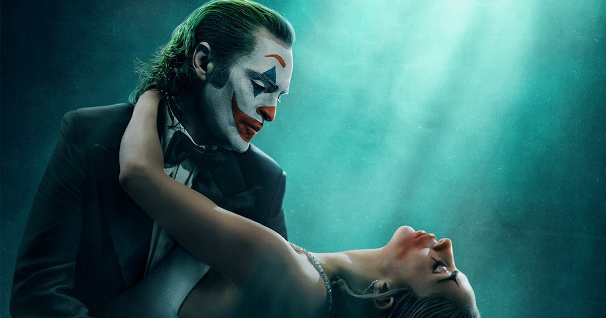 Joaquin Phoenix as Joker and Lady Gaga as Harley Quinn
