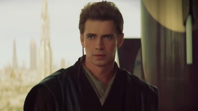 Hayden Christensen as Anakin Skywalker in Star Wars: Ahsoka
