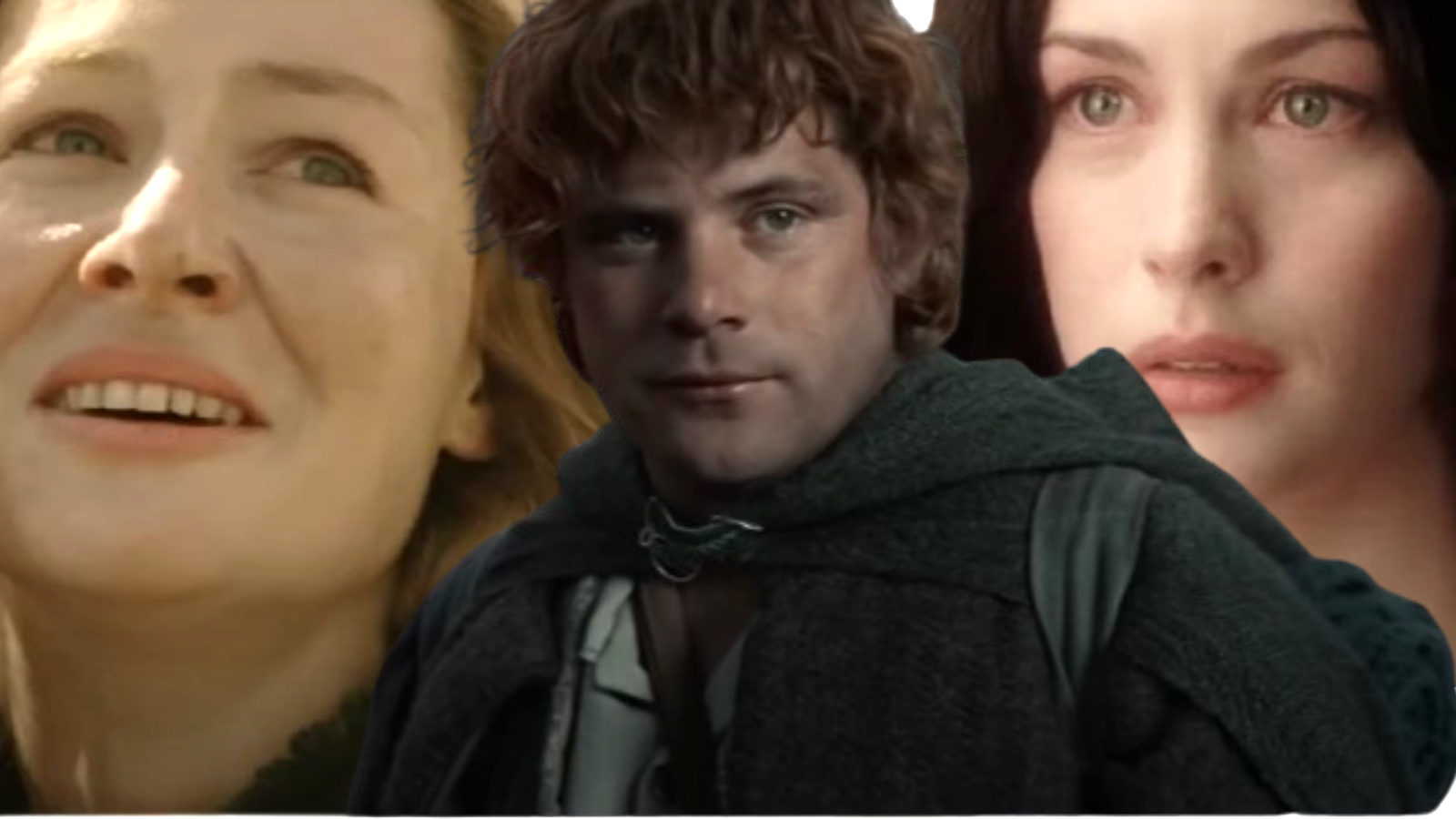 The Lord of the Rings trilogy's Eowyun, Sam and Arwen 