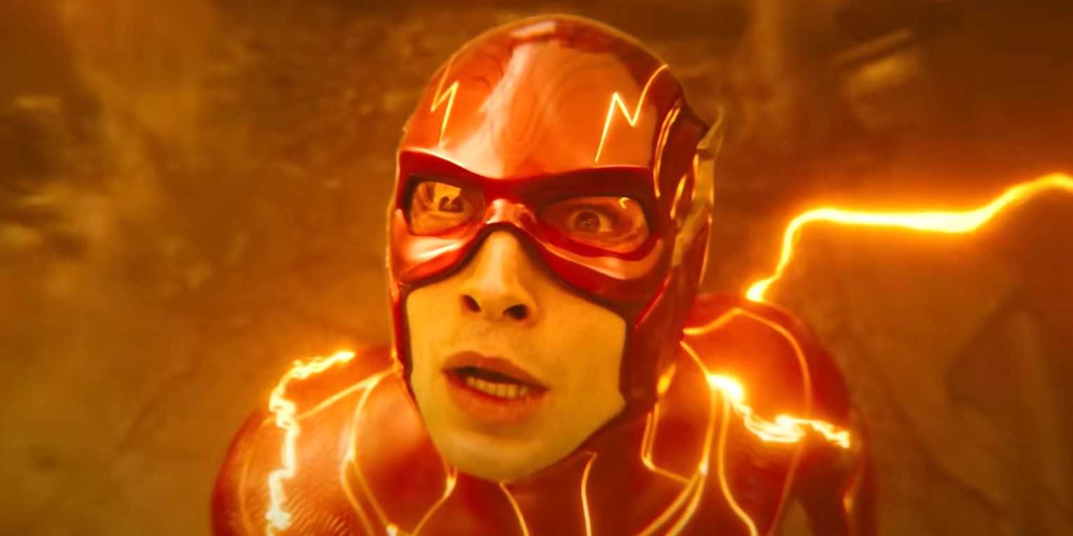 Barry Allen/The Flash looking up