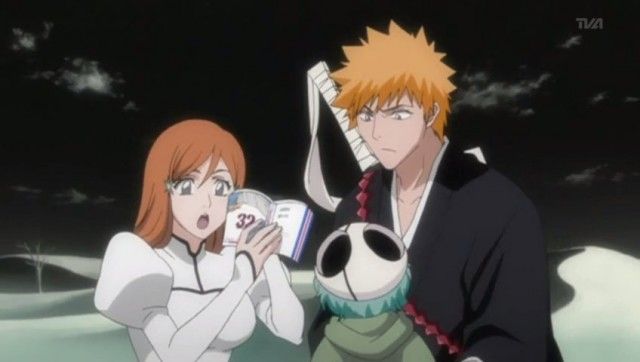 inoue orihime and kurosaki ichigo bleach and 1 more drawn by rozuberry   Danbooru