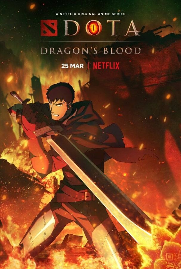 Netflix DOTA: Dragon's Blood character poster
