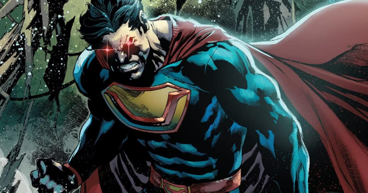 superman menacing ultraman dc comics