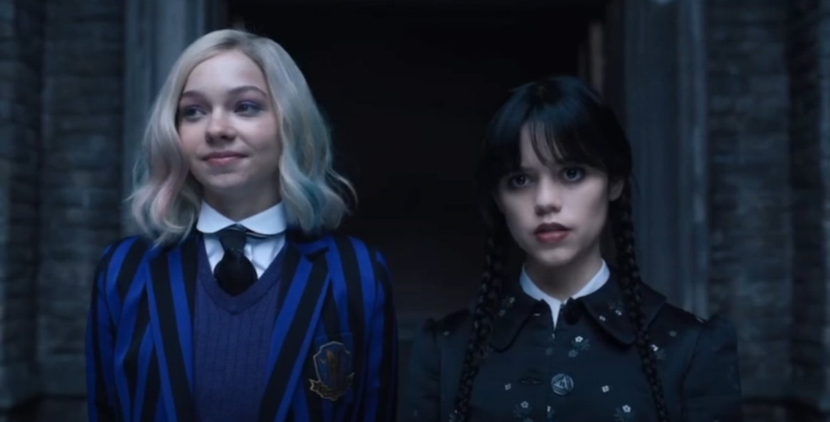 Enid and Wednesday in Nevermore Academy