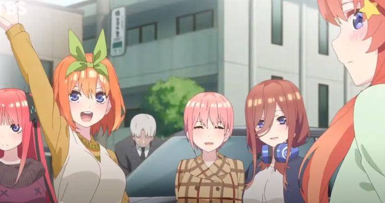 The Quintessential Quintuplets Gets New Visuals for Upcoming OVA