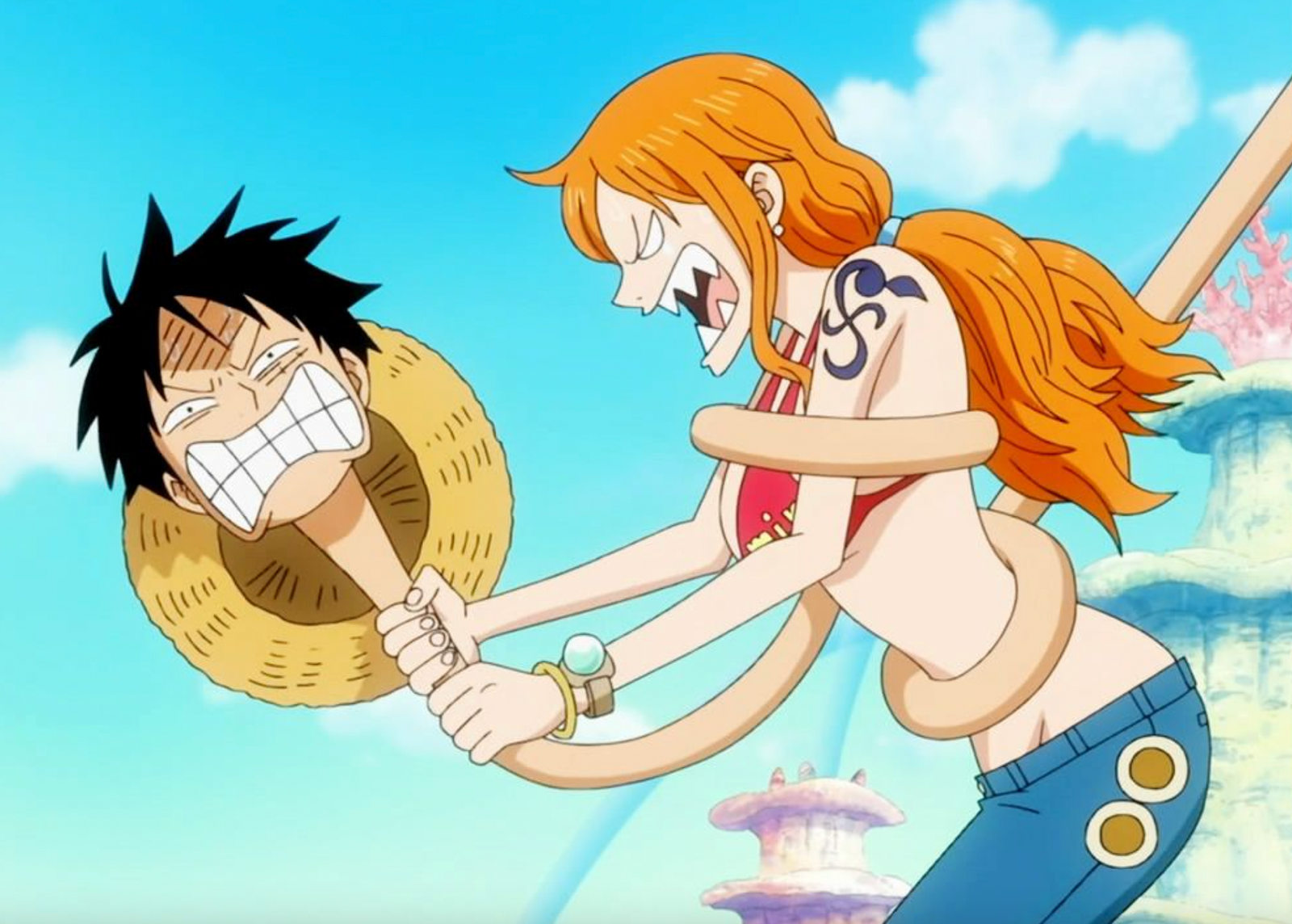 One Piece Luffy and Nami Manga Ending
