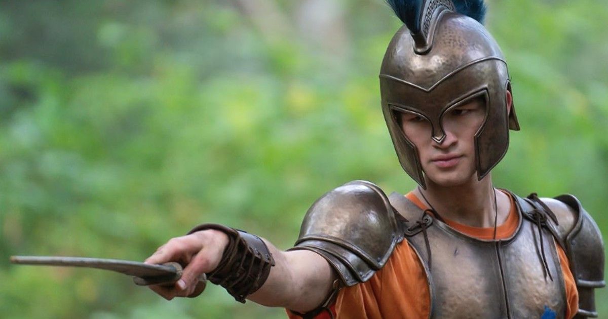 Backbiter sword Percy Jackson: Charlie Bushnell as Luke Castellan in Percy Jackson and the Olympians