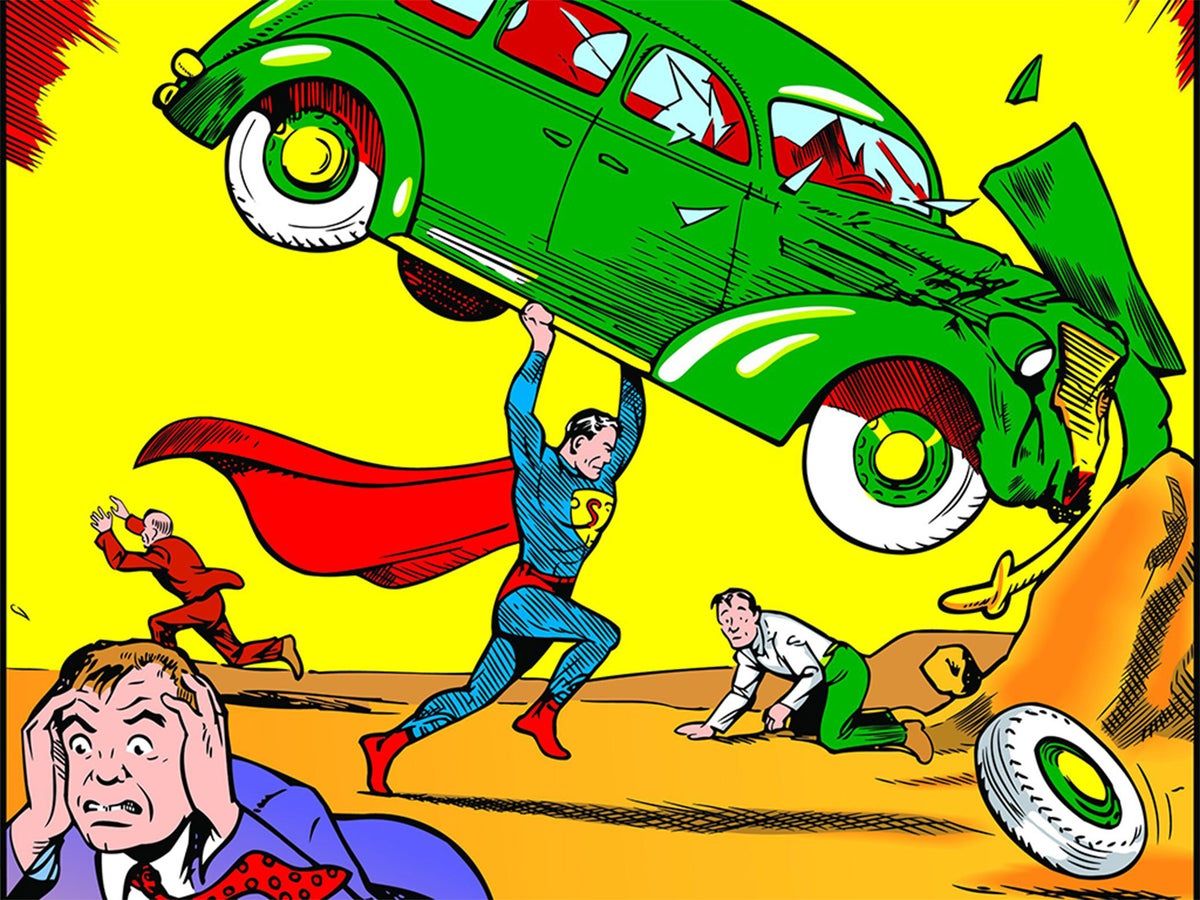 Supermans first appearance in action comics #1