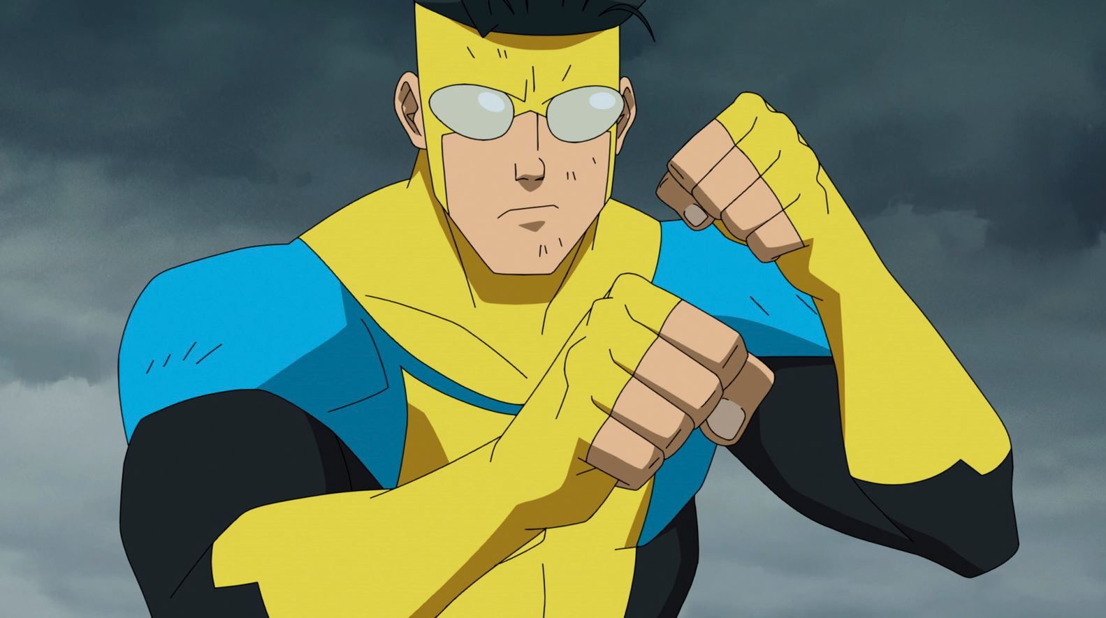Mark Grayson readys himself for a fight in Invincible