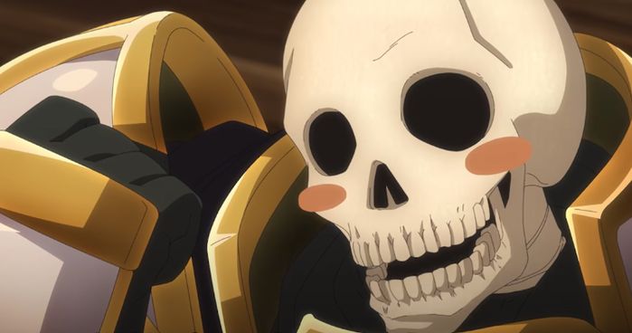 Skeleton Knight in Another World Based on a Light Novel or Manga: Arc blushes