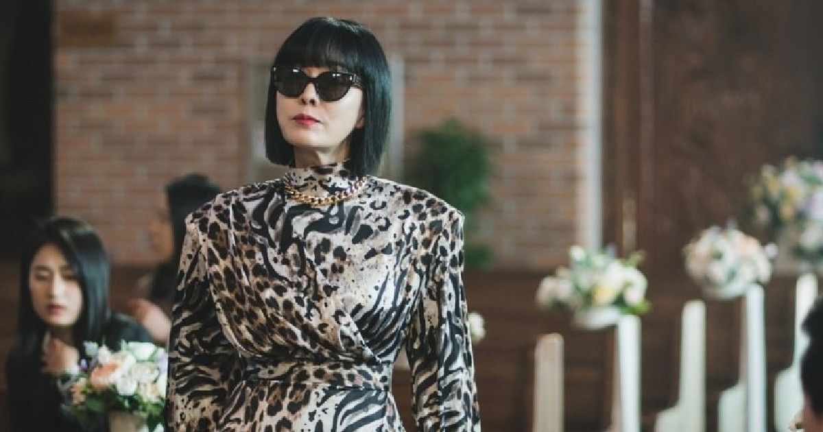 Queen of Tears Leopard Aunt: Kim Jung-Nam as Hong Beom-Ja in Queen of Tears