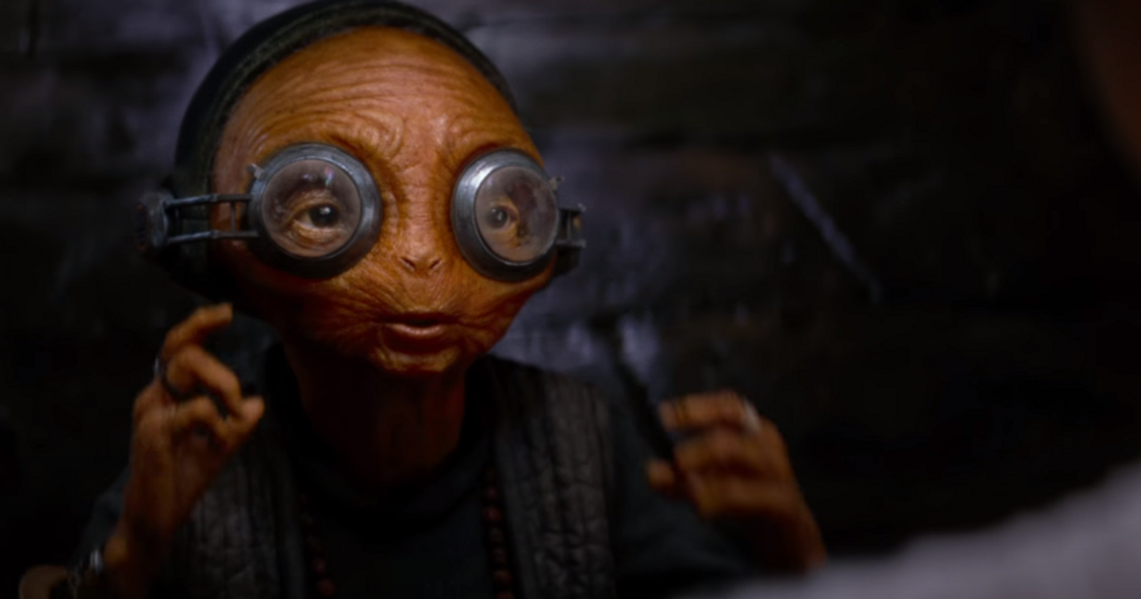 Star Wars' Maz Kanata had a really creepy original design