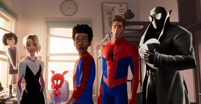 all the different spider-man characters from sony's into the spideyverse